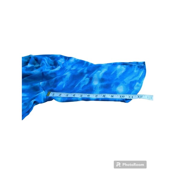 Catherines Women's 3X, 26/28W Blue,White  Cardigan/Swimsuit Cover Up,Lightweight - Picture 6 of 7